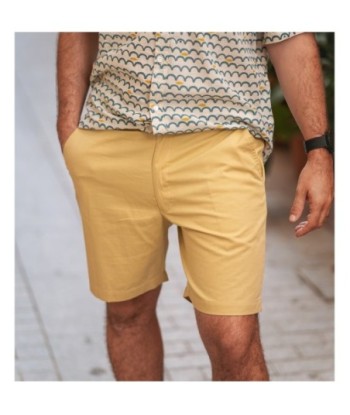 Pantalón Corto Hombre Naranja de Algodón - Ropa Casual para Verano, Ideal para Regalos, Confortable y Estiloso