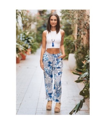 Pantalón Multicolor para Mujer - Ropa de Moda Isla Bonita, Ideal para Otoño e Invierno, Tiro Medio, Estampado