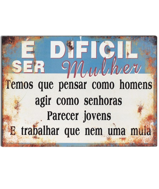 Placas Metales para Pared - Decoración Jardín Vintage