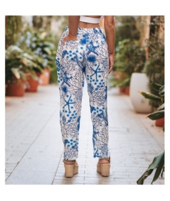 Pantalón Multicolor para Mujer - Ropa de Moda Isla Bonita, Ideal para Otoño e Invierno, Tiro Medio, Estampado