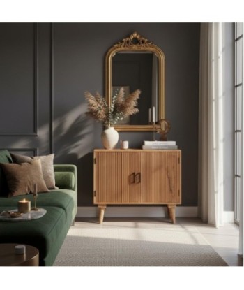 Consola Mueble Auxiliar de Madera de Acacia con Diseño Moderno