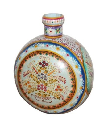 Jarrón Decorativo Estilo India para Salón y Oficina, Diseño Elegante y Moderno, Ideal para Regalos y Decoración