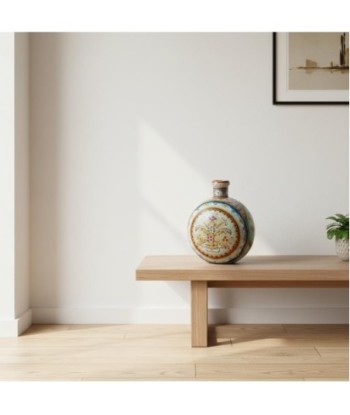 Jarrón Decorativo Estilo India para Salón y Oficina, Diseño Elegante y Moderno, Ideal para Regalos y Decoración