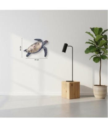 Adorno Pared Tortuga de Metal: Decorativo y Acabado Artístico