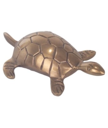 Elegante Pisapapeles Tortuga Decorativo, Ideal para Oficina y Hogar, Regalo Original, Acabado en Latón, Diseño