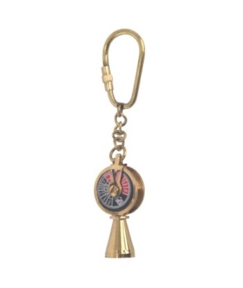 Llavero Vintage Telegrafo de Latón, Diseño Exclusivo, Accesorio Decorativo y Funcional para Llaves y Bolsos
