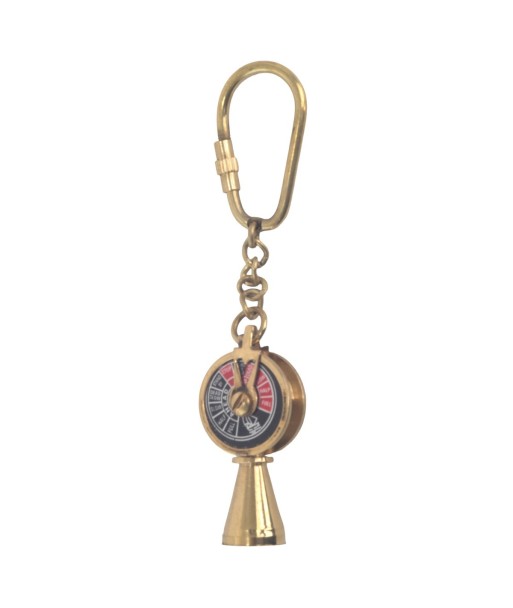 Llavero Vintage Telegrafo de Latón, Diseño Exclusivo, Accesorio Decorativo y Funcional para Llaves y Bolsos