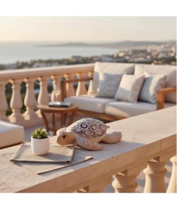 Figura de Tortuga S de Resina - Estilo Marino y Decoración Acuática