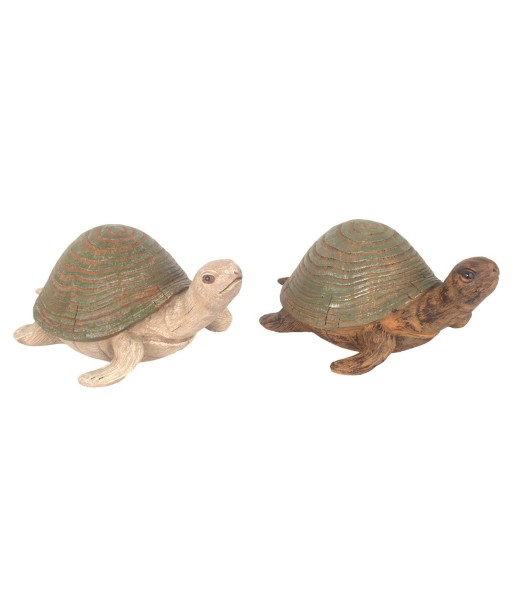 Figura de Tortuga de Resina - Decoración Animal Natural
