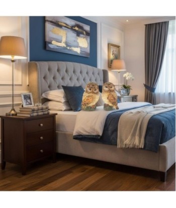 Figura de Búho de Resina | Decoración Naturalista para el Hogar