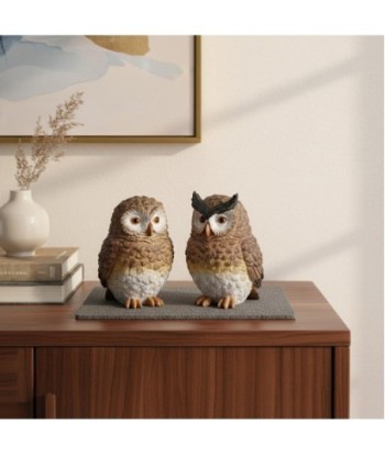 Figura de Búho en Resina | Decoración Única para el Hogar