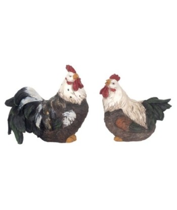Figura de Gallina de Resina - Decoración Rústica y Animales
