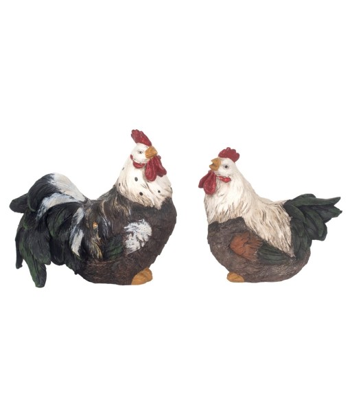 Figura de Gallina de Resina - Decoración Rústica y Animales