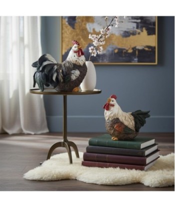 Figura de Gallina de Resina - Decoración Rústica y Animales