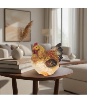 Figura de Gallina de Resina - Decoración Rústica y Acogedora
