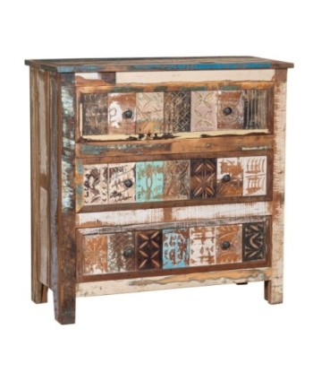 Mueble Auxiliar 3 Cajones para Almacenamiento, Diseño Versátil, Ideal para Salón, Dormitorio, Oficina, Hogar