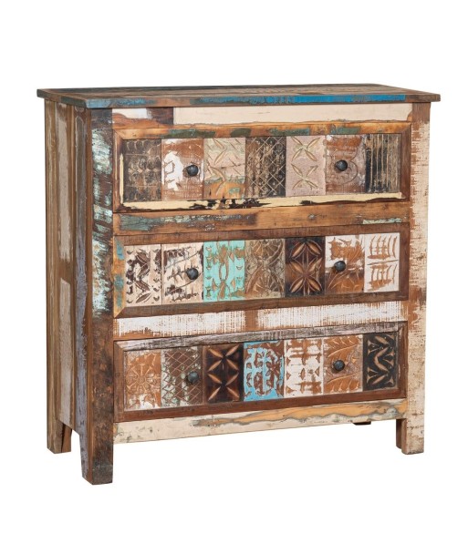 Mueble Auxiliar 3 Cajones para Almacenamiento, Diseño Versátil, Ideal para Salón, Dormitorio, Oficina, Hogar
