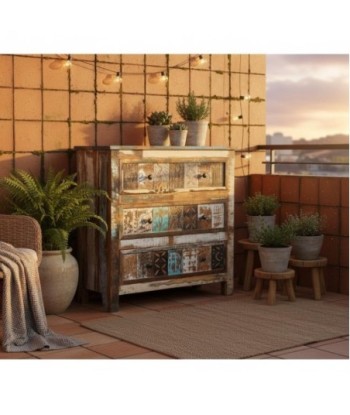 Mueble Auxiliar 3 Cajones para Almacenamiento, Diseño Versátil, Ideal para Salón, Dormitorio, Oficina, Hogar