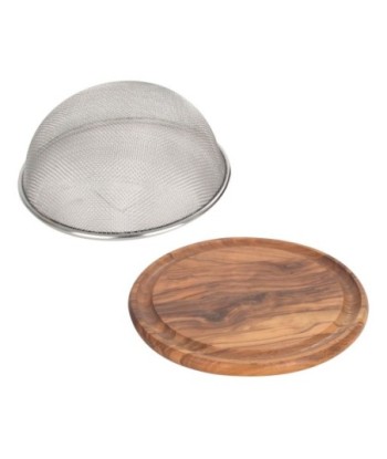 Quesera de madera de olivo 19 cm - Utensilio de cocina de alta calidad para conservar tus quesos frescos