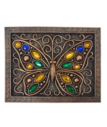Caja Mariposa Decorativa de Resina Étnica para Almacenamiento de Joyas y Accesorios, Diseño Único y Elegante