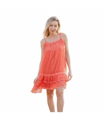 Isla Bonita By SIGRIS Vestido Corto de Algodón con Tirantes Ajustables