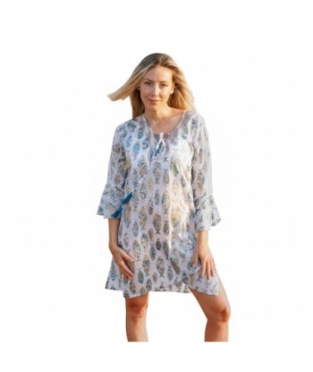 Isla Bonita By SIGRIS Kurta de Algodón con Diseño Floral