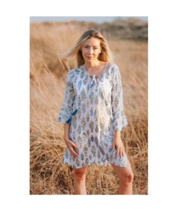 Isla Bonita By SIGRIS Kurta de Algodón con Diseño Floral