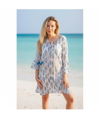 Isla Bonita By SIGRIS Kurta de Algodón con Diseño Floral