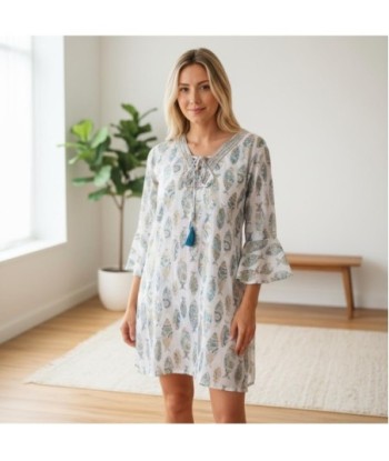 Isla Bonita By SIGRIS Kurta de Algodón con Diseño Floral