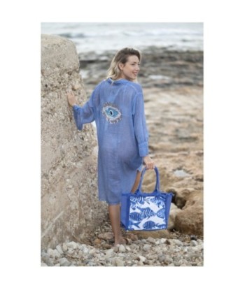 Isla Bonita By SIGRIS Vestido Camisero de Algodón 100% - Estilo Casual y Fresco
