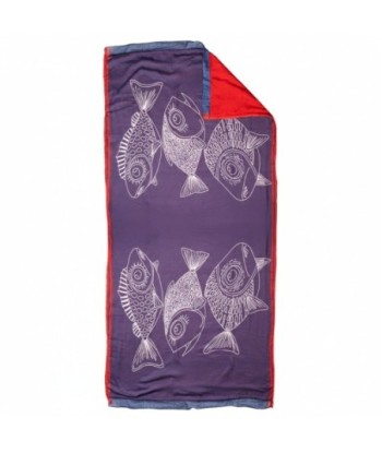 Isla Bonita By SIGRIS Pareo de Algodón 100% con Diseño de Peces