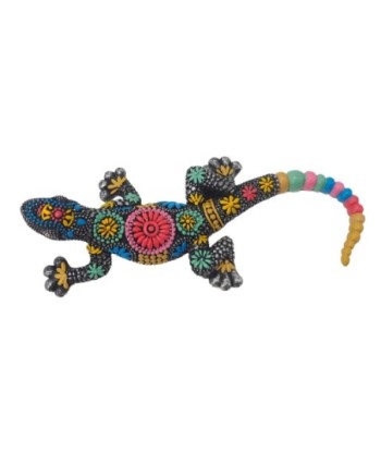 Figura de Lagarto Decorativa en Resina para Jardín y Hogar - Accesorio Etnico para Decoración Interior y Exterior