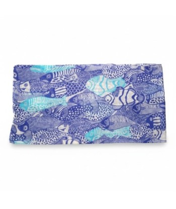 Isla Bonita By SIGRIS Pareo de Algodón con Estampado de Peces