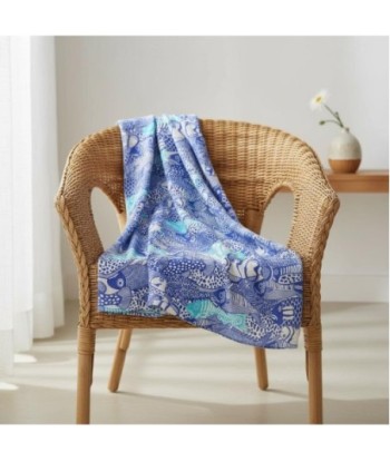 Isla Bonita By SIGRIS Pareo de Algodón con Estampado de Peces