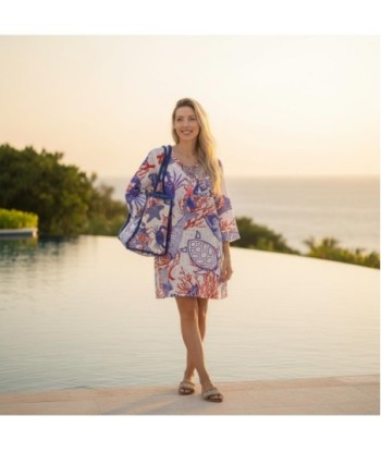 Isla Bonita By SIGRIS Kurta de Algodón con Estampado Coral