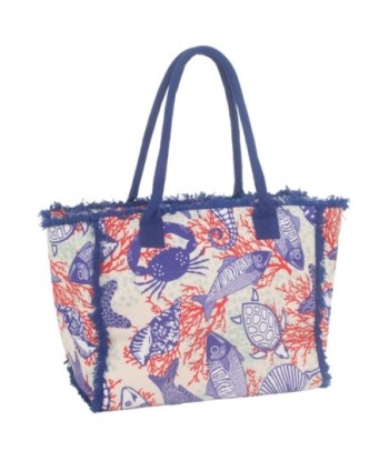 Isla Bonita By SIGRIS Bolso de Algodón con Diseño Marítimo