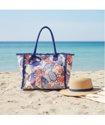 Isla Bonita By SIGRIS Bolso de Algodón con Diseño Marítimo