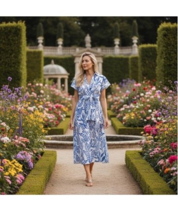 Isla Bonita By SIGRIS Vestido Camisero de Algodón con Estampado Floral