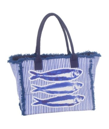 Isla Bonita By SIGRIS Bolso de Algodón Estampado con Peces