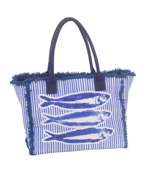 Isla Bonita By SIGRIS Bolso de Algodón Estampado con Peces