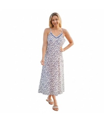 Isla Bonita By SIGRIS Vestido Midi de Algodón con Estampado Único