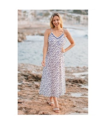 Isla Bonita By SIGRIS Vestido Midi de Algodón con Estampado Único