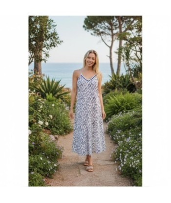 Isla Bonita By SIGRIS Vestido Midi de Algodón con Estampado Único