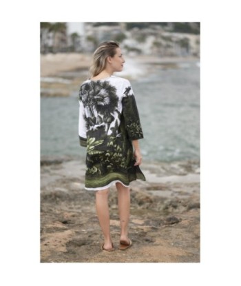 Isla Bonita By SIGRIS Kurta de Verano 100% Algodón con Estampado Tropical