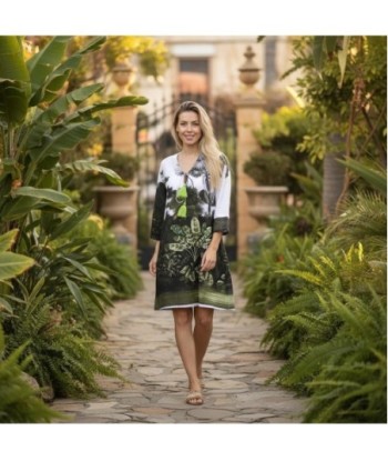 Isla Bonita By SIGRIS Kurta de Verano 100% Algodón con Estampado Tropical