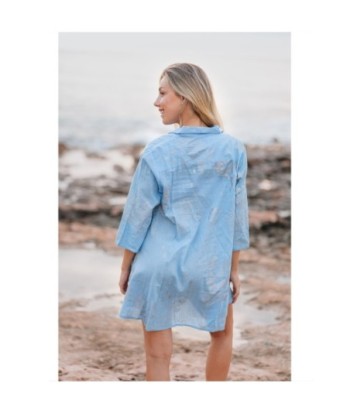 Isla Bonita By SIGRIS Vestido Camisero de Algodón 100% - Estilo Chic y Confortable