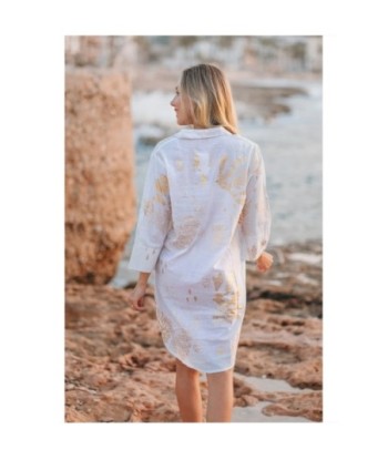 Isla Bonita By SIGRIS Vestido Camisero de Algodón con Estampado Floral