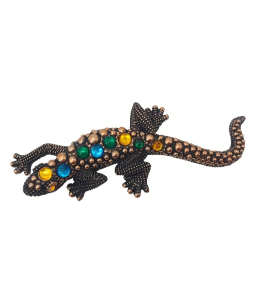Figura de Lagarto Decorativa para Hogar, Adorno Étnico en Resina, Accesorio Único para Decoración Interior