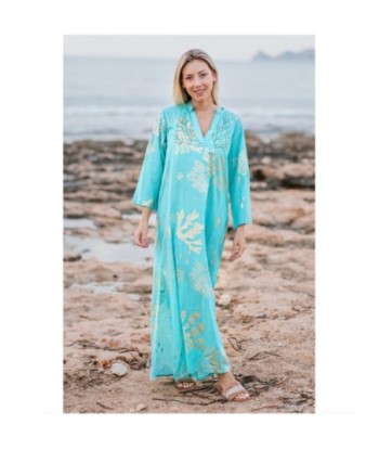 Isla Bonita By SIGRIS Kurta de Algodón 100% con Estampado de Coral