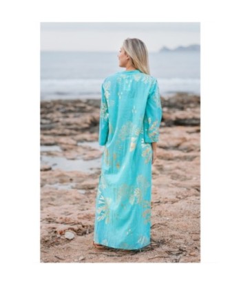 Isla Bonita By SIGRIS Kurta de Algodón 100% con Estampado de Coral